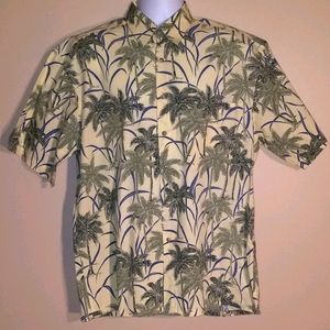 New Pierre Cardin large men's button-up Hawaiian